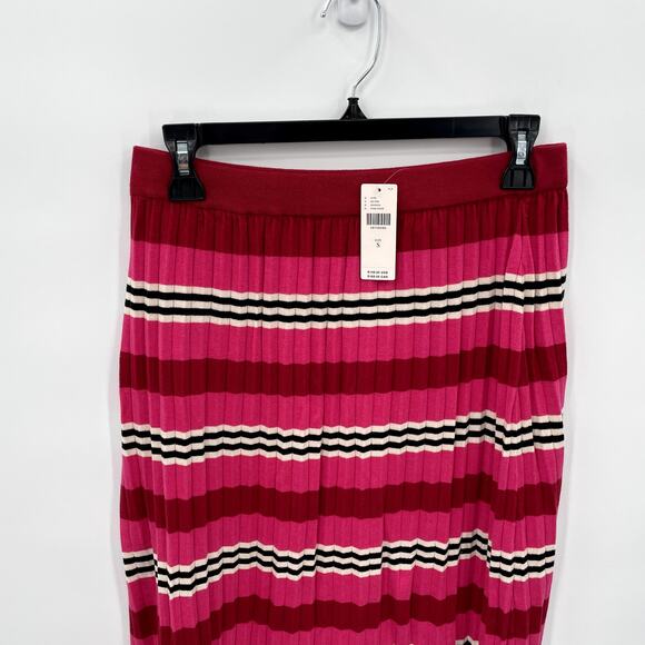 ANTHROPOLOGIE NWT Dolan Dora Knit Striped Stretch Midi Skirt // S - Picture 5 of 10